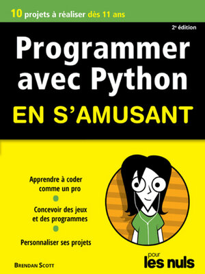 cover image of Programmer en s'amusant avec Python pour les Nuls, mégapoche, 3e éd.